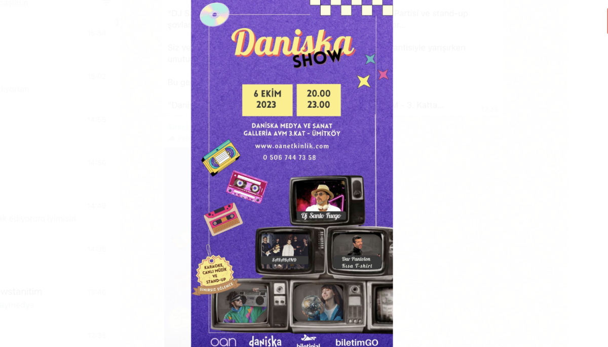 Daniska Komedi Kulübü iftiharla sunar:  “Daniska Show ” 