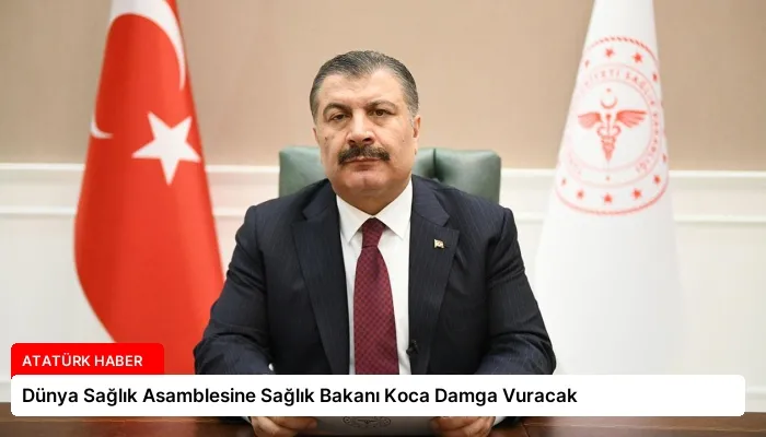Dünya Sağlık Asamblesine Sağlık Bakanı Koca Damga Vuracak
