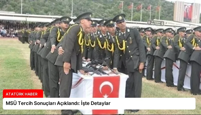 MSÜ Tercih Sonuçları Açıklandı: İşte Detaylar