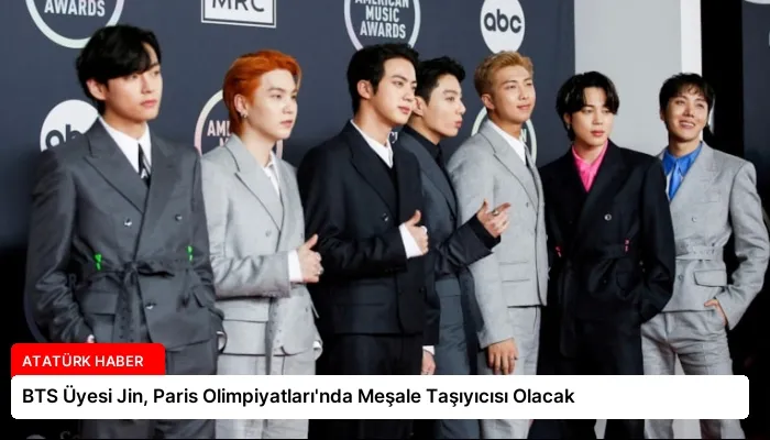 BTS Üyesi Jin, Paris Olimpiyatları’nda Meşale Taşıyıcısı Olacak