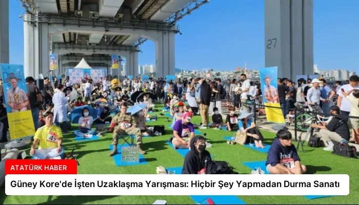 Güney Kore’de İşten Uzaklaşma Yarışması: Hiçbir Şey Yapmadan Durma Sanatı