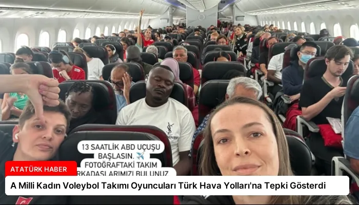 A Milli Kadın Voleybol Takımı Oyuncuları Türk Hava Yolları’na Tepki Gösterdi