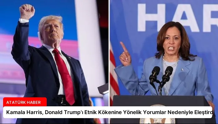 Kamala Harris, Donald Trump’ı Etnik Kökenine Yönelik Yorumlar Nedeniyle Eleştirdi