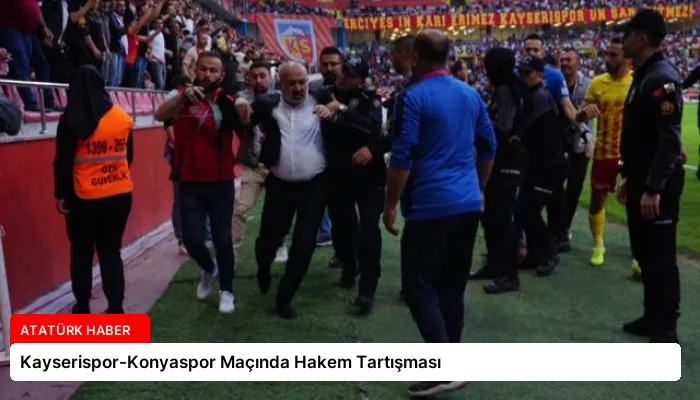 Kayserispor-Konyaspor Maçında Hakem Tartışması