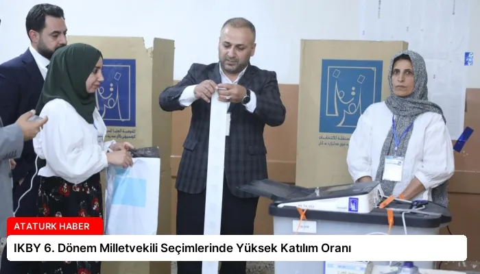 IKBY 6. Dönem Milletvekili Seçimlerinde Yüksek Katılım Oranı