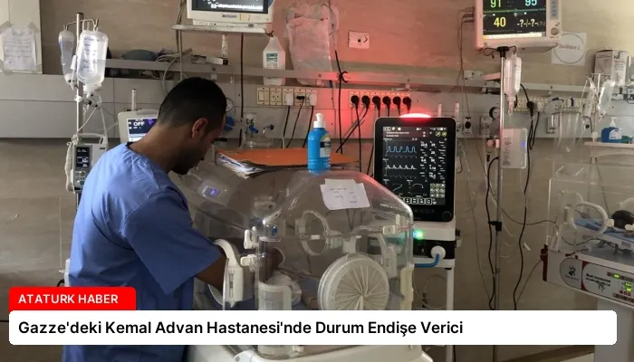 Gazze’deki Kemal Advan Hastanesi’nde Durum Endişe Verici
