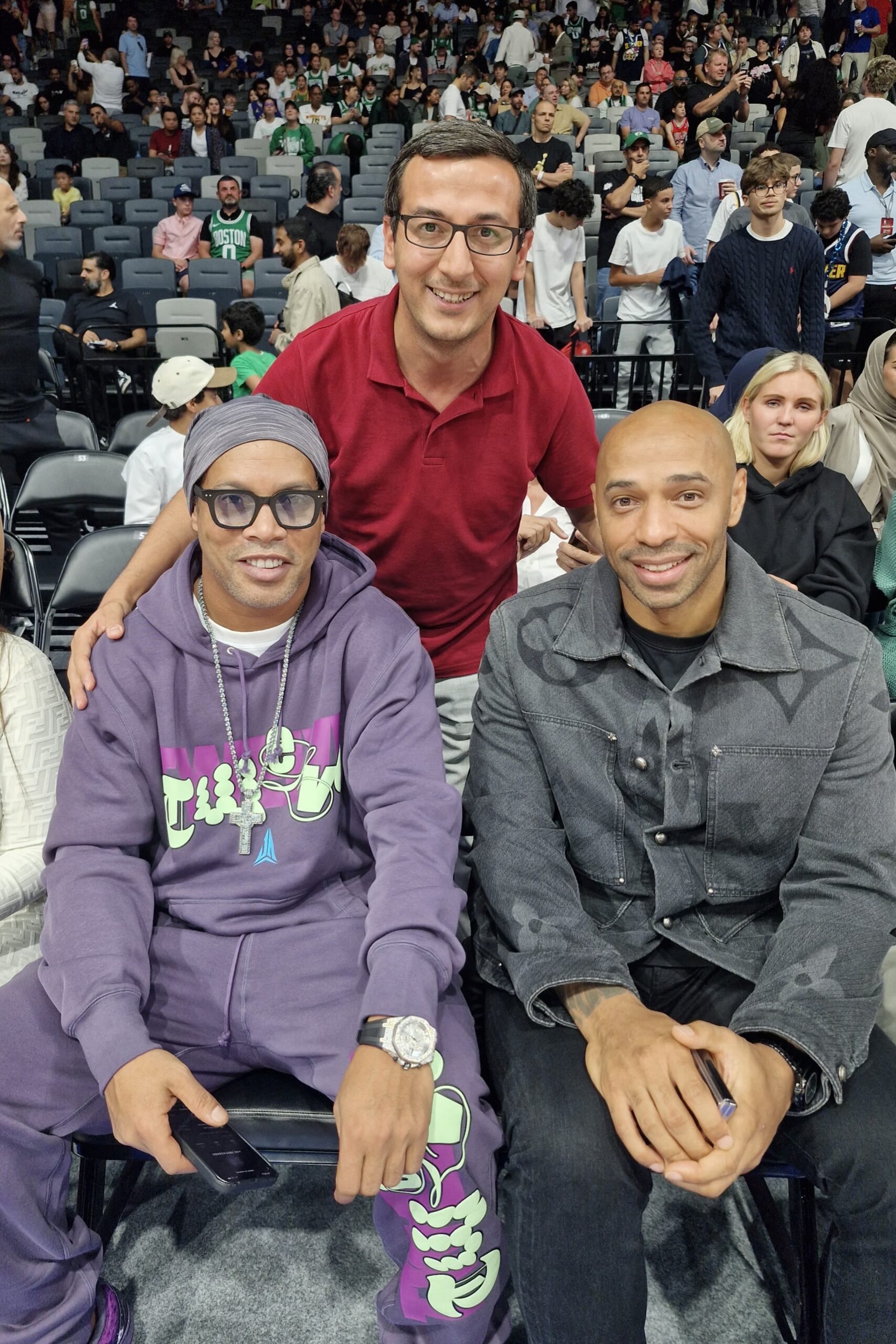 Girişimci Orkhan Rzayev, Ronaldinho ve Thierry Henry ile Abu Dabi’de NBA Gösteri Maçına Katıldı