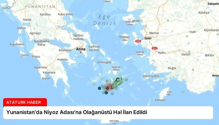 Yunanistan’da Niyoz Adası’na Olağanüstü Hal İlan Edildi