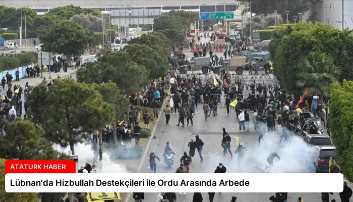 Lübnan’da Hizbullah Destekçileri ile Ordu Arasında Arbede