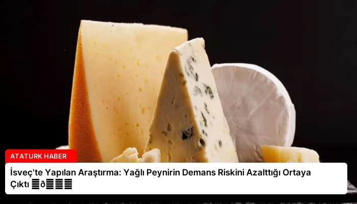 İsveç’te Yapılan Araştırma: Yağlı Peynirin Demans Riskini Azalttığı Ortaya Çıktı ⏬👇