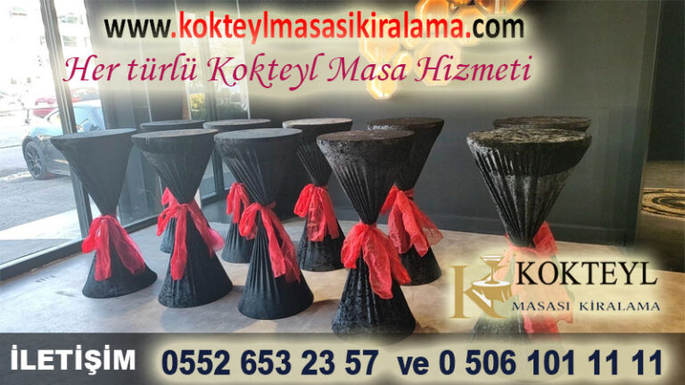 BİSTRO MASA KİRALAMA : 10 YILLIK DENEYİM YUSUF ORGANİZASYON