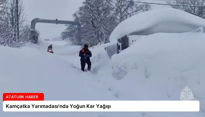 Kamçatka Yarımadası’nda Yoğun Kar Yağışı
