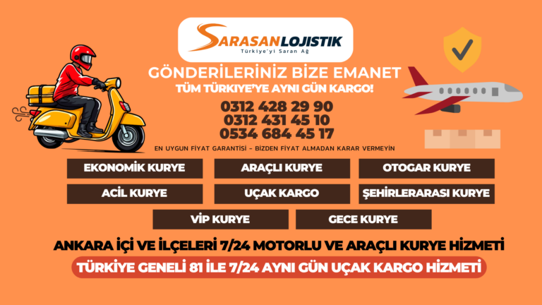 Ankara’da Uygun Fiyatlı Kurye Hizmetleri