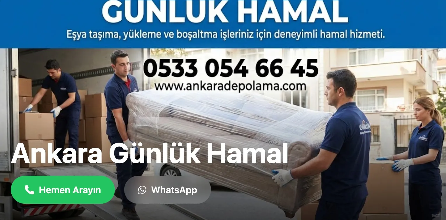 Ankara Depolama Firması Günlük Hamal Hizmetlerinde Profesyonel Çözümler Sunuyor