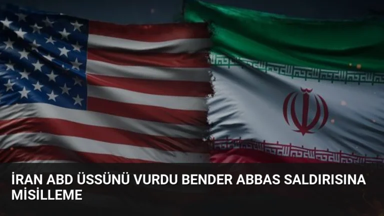 İran ABD Üssünü Vurdu Bender Abbas Saldırısına Misilleme