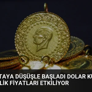 Altın Haftaya Düşüşle Başladı Dolar Kurundaki Hareketlilik Fiyatları Etkiliyor