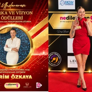 Perim Özkaya, 9. Uluslararası Marka ve Vizyon Ödülleri’nde “Yılın Başarılı Profesyonel Koç & Nefes Koçu ve Eğitmeni” Oldu